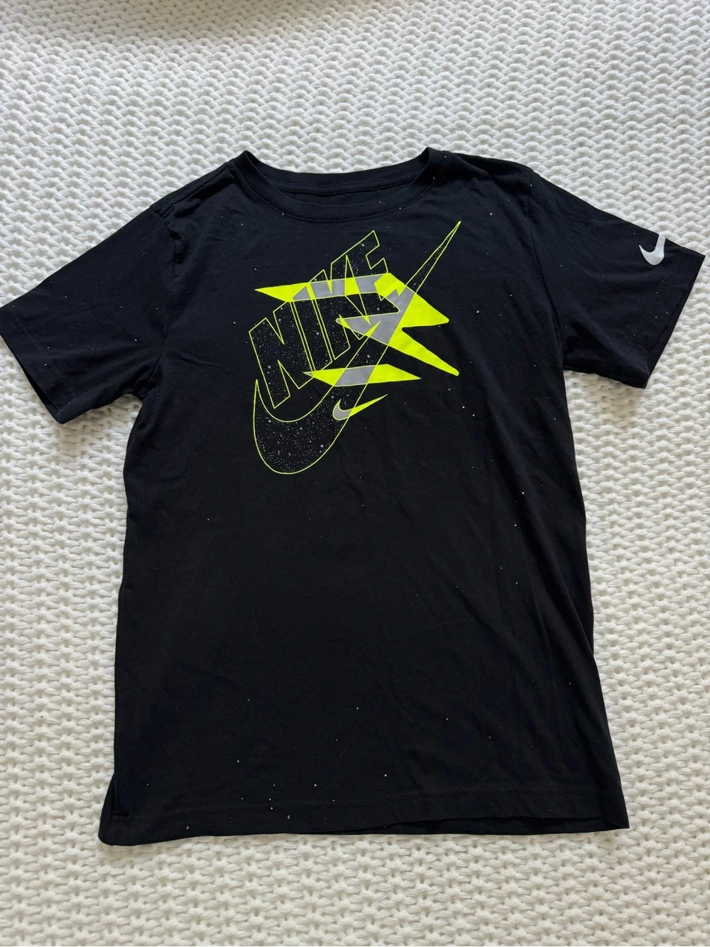Nike neon logo lightning